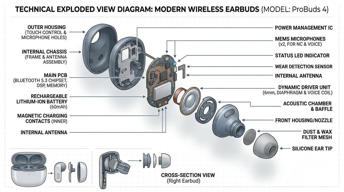 Exploded Device Render Custom Exploded View Render | 3D Product Visualization | Technical ...