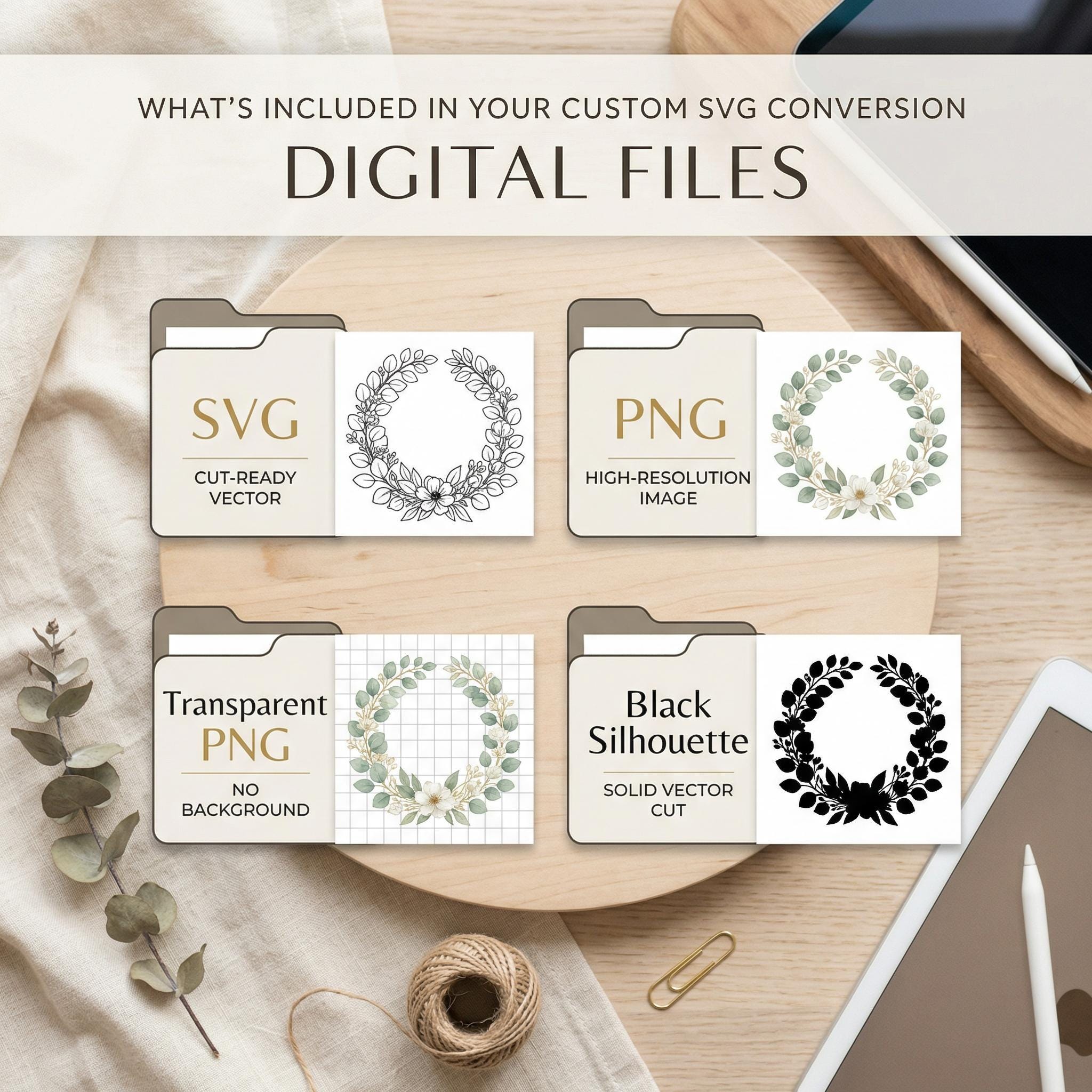 Custom Laser Cut Style SVG From Your Photo | Turn Image Into SVG ...