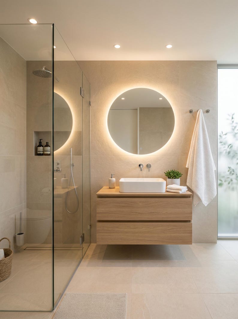 Custom Bathroom Makeover Visualization, Virtual Interior Design From ...