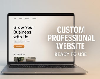Custom Professional Website | Business, Portfolio, Personal Brand | Premium Digital Service (No E-commerce)