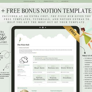 The Ultimate Notion Second Brain GTD Notion Template PARA Method Notion Life Planner Template All-In-One Pink Notion Template image 8