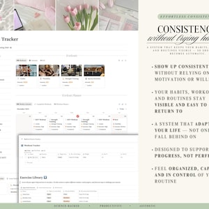 The Ultimate Notion Second Brain GTD Notion Template PARA Method Notion Life Planner Template All-In-One Pink Notion Template image 5