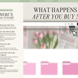 The Ultimate Notion Second Brain GTD Notion Template PARA Method Notion Life Planner Template All-In-One Pink Notion Template image 10