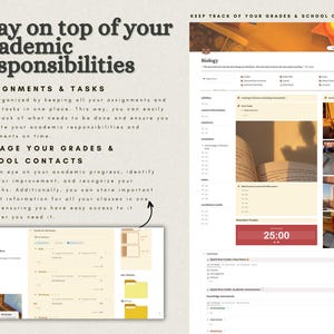 Notion Template Student, Assignment Tracker Notion, Course Tracker ...
