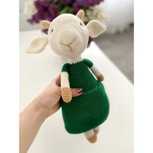 Goat Crochet Amigurumi - Crochet Animal - Stuffed Animal - Handmade Farm Animal - Baby Shower