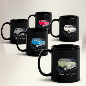 Mini Cooper 11oz Black Mug