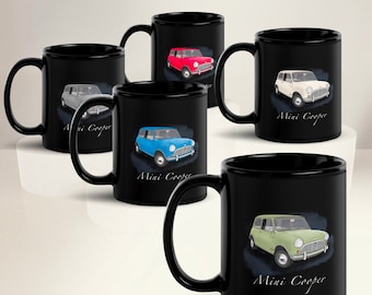 Mini Cooper 11oz Black Mug