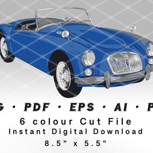 MGA 1600 Roadster SVG File