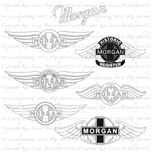 Morgan Badge SVG Schneidedatei Paket
