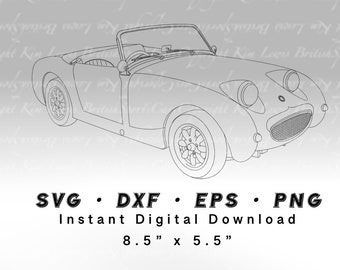 Austin Healey Sprite SVG-fil