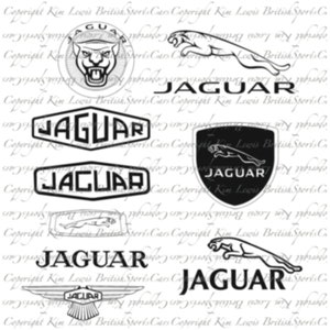 Jaguar Logo SVG cutting file bundle