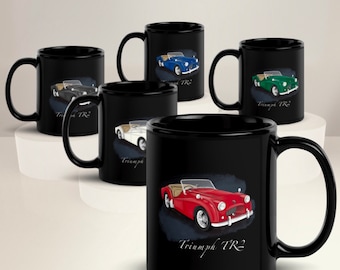 Triumph 11oz Black Mugs - Various models