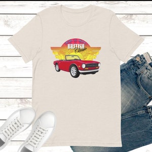 Triumph TR6 ‘Born to Drive’ T-shirts - Unisex