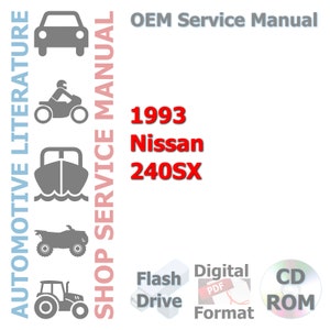1993 Nissan 240SX Factory Complete Workshop Repair Service Shop Manual