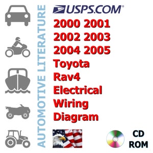2000 2001 2002 2003 2004 2005 Toyota Rav4 Complete Electrical Wiring Diagram Shop Manual