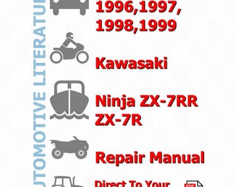 Kawasaki Ninja ZX-7RR サービスマニュアル Kawasaki Ninja ZX7, ZX7R, ZX7RR Repair Manual 1991-1998 | Clymer