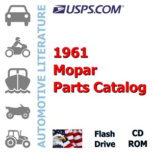 1961 Mopar Parts Catalog