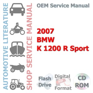 2007 BMW K 1200 R Sport Complete Service Manual