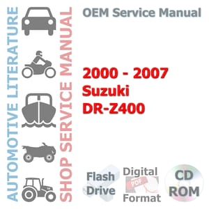 2000 - 2007 Suzuki DR-Z400 Complete Service Manual