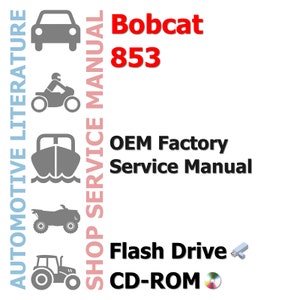 Bobcat 853 Service Manual 439 Pages