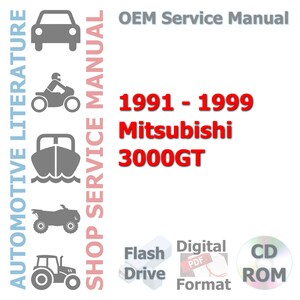 1991 - 1999 Mitsubishi 3000GT Factory Complete Workshop Repair Service Shop Manual