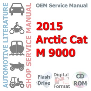 Manual de servicio completo del Arctic Cat M 9000 2015