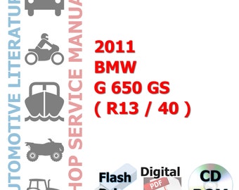 2011 BMW G 650 GS ( R13 / 40 ) Complete Service Manual