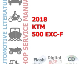 2018 KTM 500 EXC-F Complete Service Manual