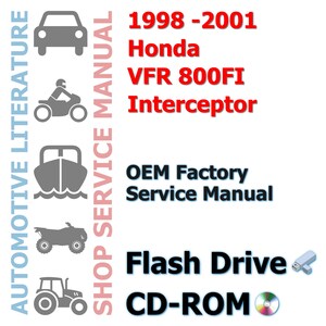 1998-2001 Honda VFR 800FI Interceptor Service Manual 564 Pages