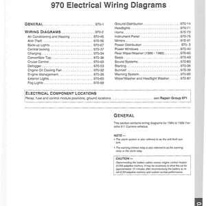 1984-1989 Porsche 911 Carrera Car Repair Manual
