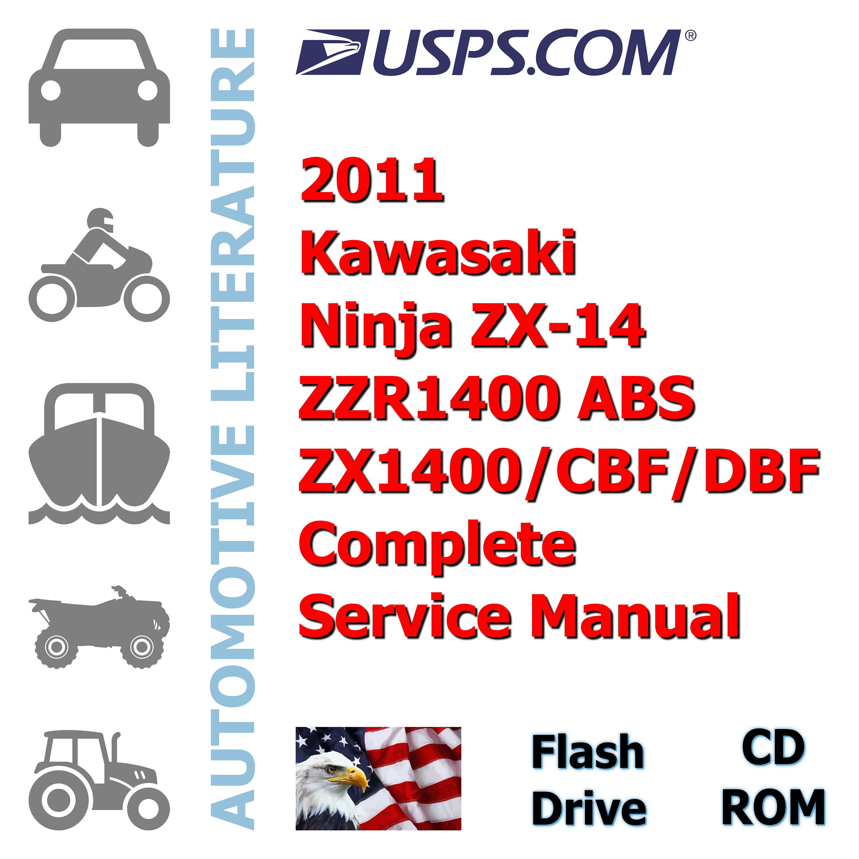 カワサキ ZZR1400 サービスマニュアル 2008-2011 2011 Kawasaki Ninja