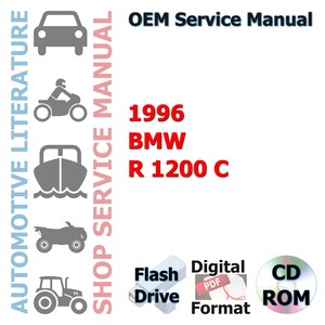 1996 BMW R 1200 C Komplettes Service Handbuch