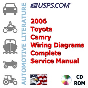 2006 Toyota Camry Wiring Diagrams Complete Service Manual