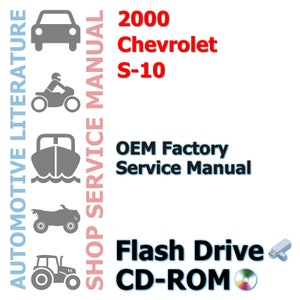2000 Chevrolet S-10 Chevy Pickup Complete Service Manual