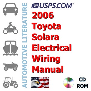 2006 Toyota Solara Complete Workshop Electrical Wiring Shop Manual