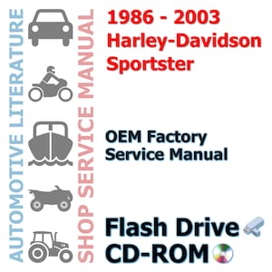 1986-2003 Harley-Davidson Sportster Repair Manual 637 Pages
