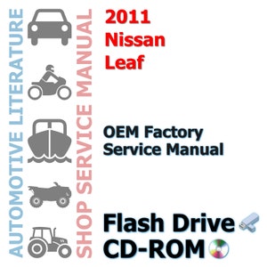 2011 Nissan Leaf OEM Repair Complete Workshop Repair Service Shop Manual