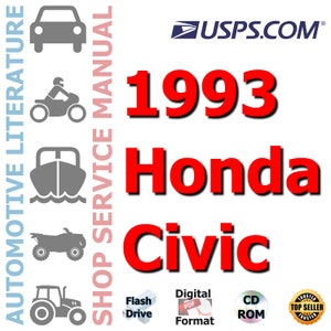 Kompletny podręcznik warsztatowy do naprawy i serwisu Hondy Civic z 1993 r.