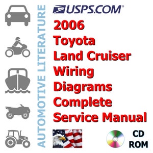 2006 Toyota Land Cruiser Wiring Diagrams Complete Service Manual
