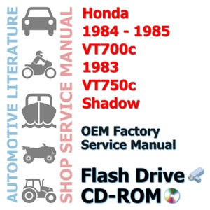 Honda VT700c 1984-1985 VT750 c1983 Shadow Complete Workshop Repair Service Shop