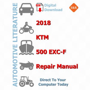 2018 KTM 500 EXC-F Repair Manual