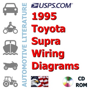 1995 Toyota Supra Complete Wiring Diagrams Shop Manual