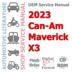2023 Can-Am Maverick X3 Factory Complete Workshop Repair Service Shop Manual
