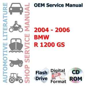 2004-2006 BMW R 1200 GS Komplettes Service-Handbuch