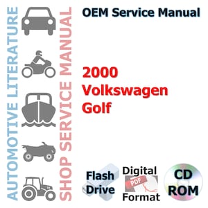 2000 Volkswagen Golf Factory Complete Workshop Repair Service Shop Manual