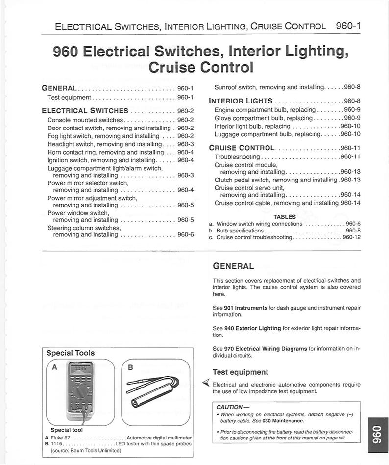 1984-1989 Porsche 911 Carrera Car Repair Manual