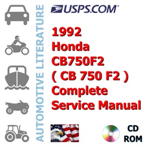 1992 Honda CB750F2 ( CB 750 F2 ) Complete Service Manual
