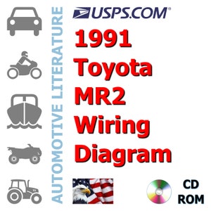 1991 Toyota MR2 Complete Workshop Repair Service Wiring Diagram Shop Manual