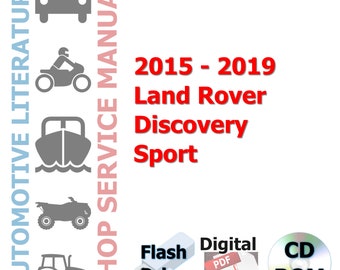 2015 - 2019 Land Rover Discovery Sport Complete Service Manual