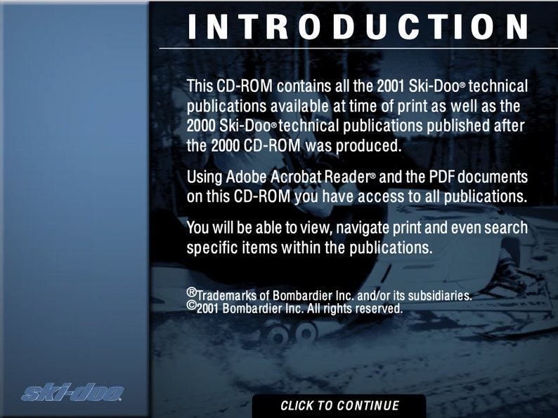 2001 Skidoo Repair Manual